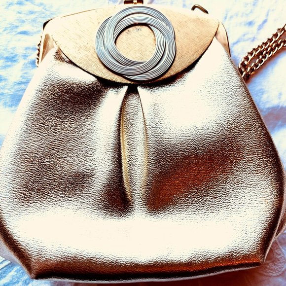 Vintage 1970s Gold Evening Clutch – Ingledew’s - Picture 1 of 10